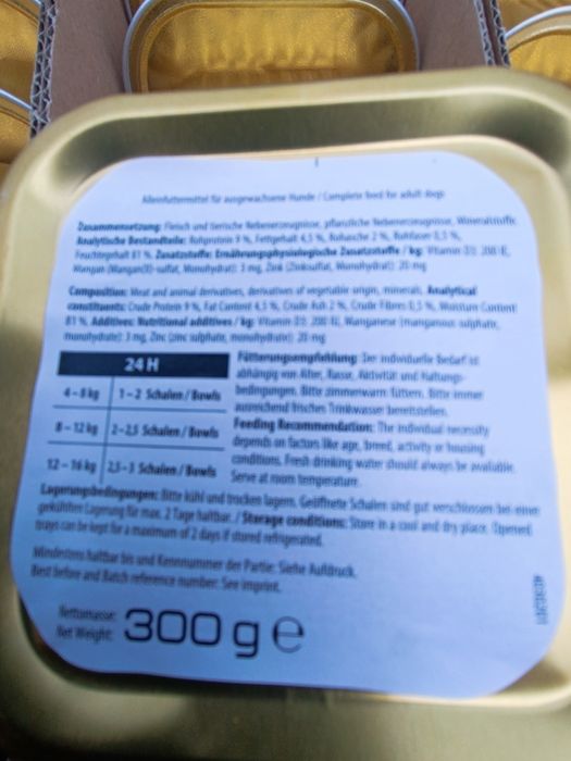 Tacki Mokra   karma dla psa 72x300 g