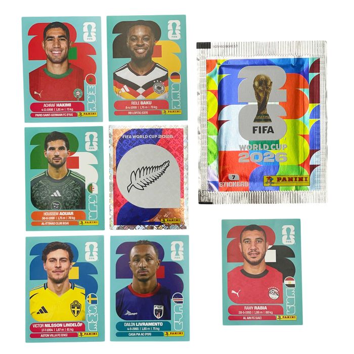 Panini World Cup 2026 наклейки, наліпки