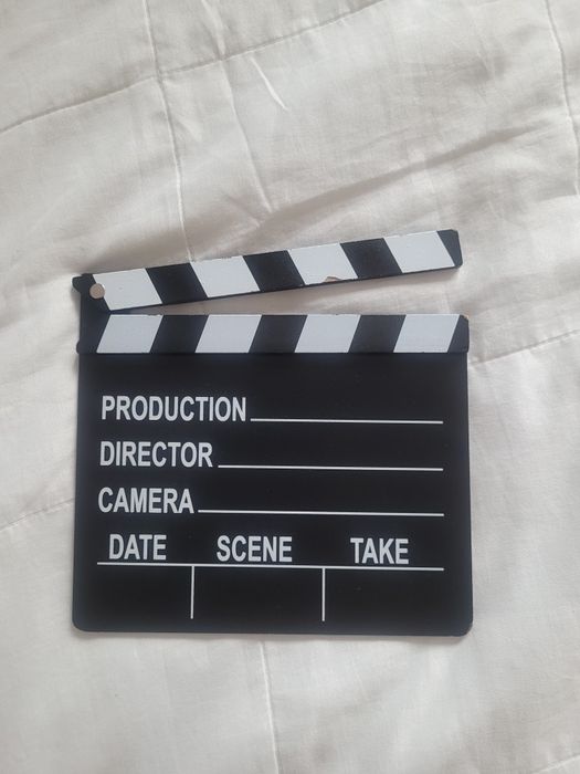 Klips filmowy drewniany