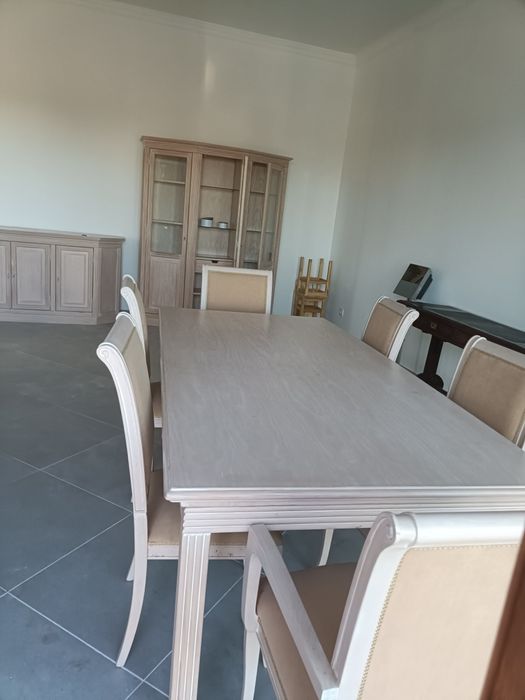 CONJUNTO, mobília de sala + mesa e cadeiras