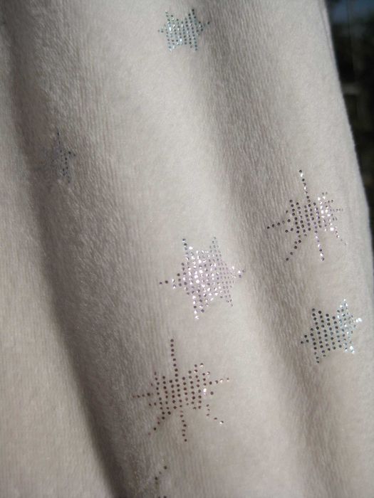 Мягенькие белые домашние пижамные штаны с звёздочками на резинке C&A M