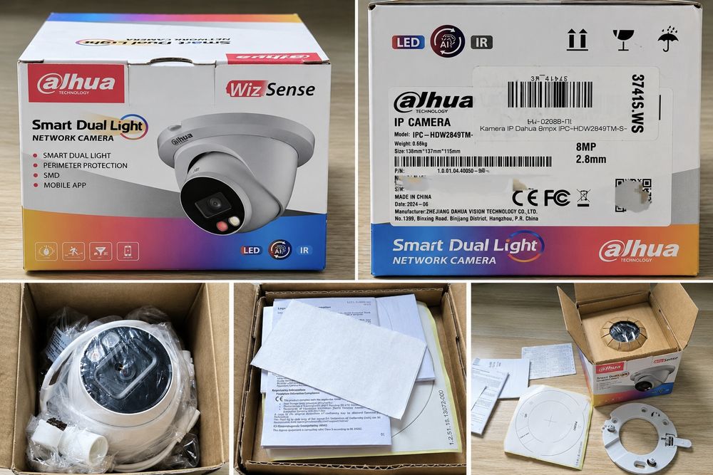 Dahua IPC-HDW2849TM-S-IL-0280B 4K 8MP PoE WizSense