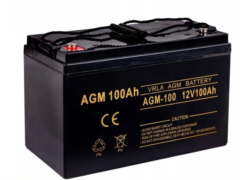Акумулятор для ДБЖ акум Volt Polska AGM 12V 100 Ah
