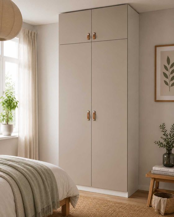Um guarda-roupa IKEA PAX moderno e elegante