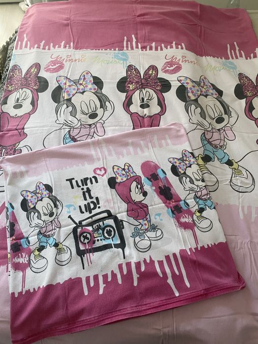 Posciel flanelowa Minnie Mouse 140x200