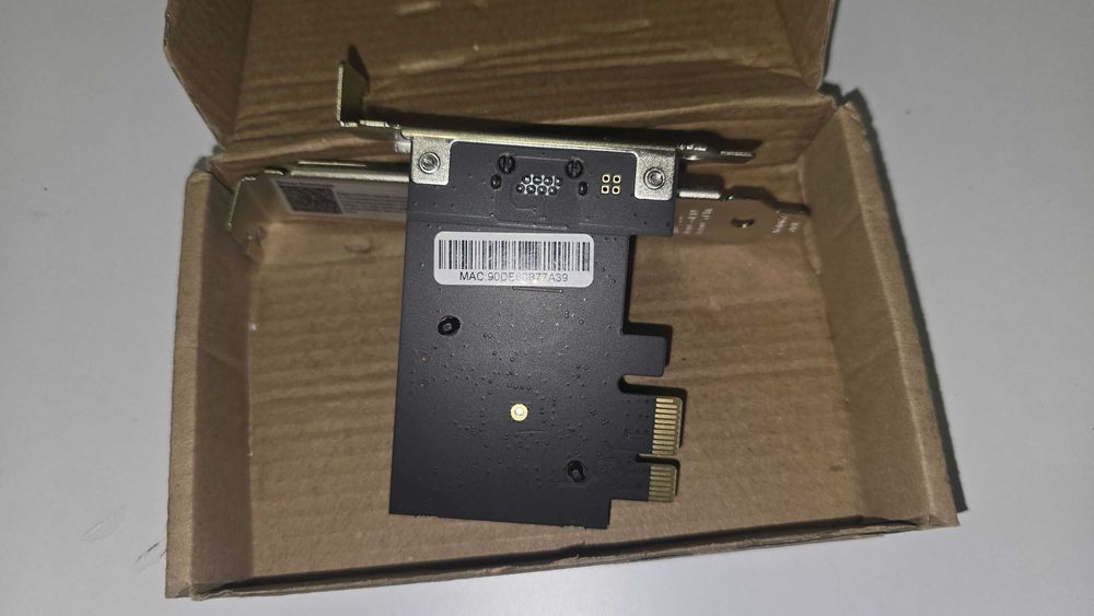 Karta sieciowa LAN PCI-E 2,5Gbps 2.5G low profile+standard Linux Win.