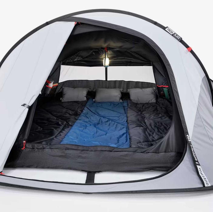 Tenda Quechua 2 Seconds 3 Pessoas Fresh & Black