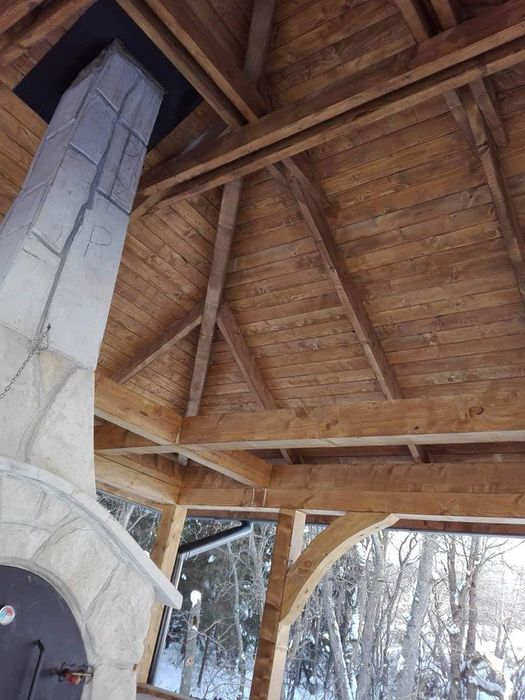 Deski elewacyjne podbitka dachowa deska tarasowa kantówki