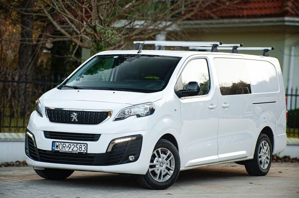 Peugeot Expert  144Ps-L3H1-1Wl-Fv23%-Bezwypadkowy-Bogato Wyposażony-Hak-Gwarancja