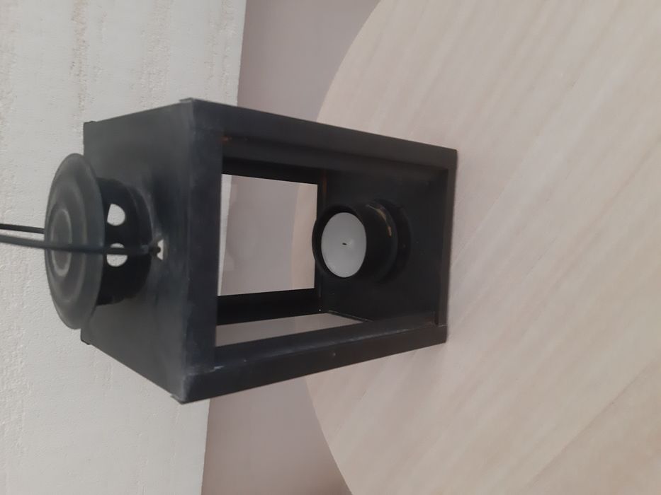 Latarnia latarnia lampka świecznik ozdoba vintage boho metal home