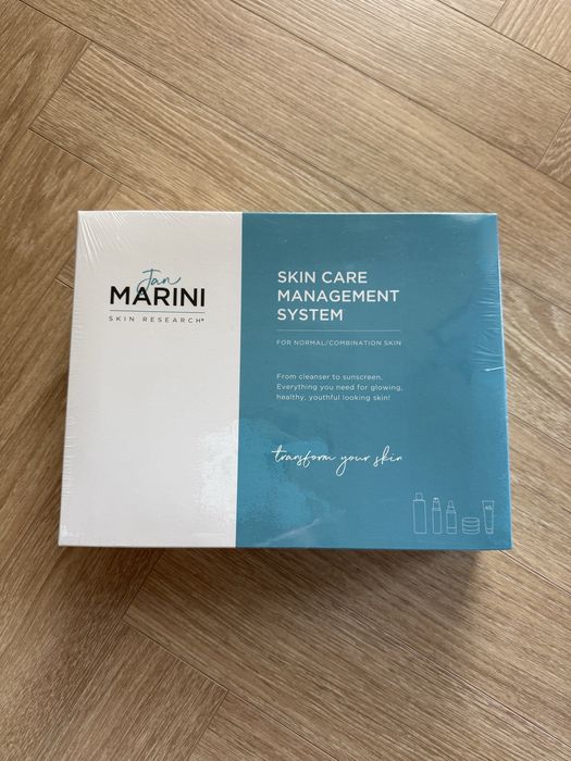DUŻY Zestaw Jan Marini nowy zafoliowany Skin Care Management System dla cery normalnej i mieszanej 5 produktów