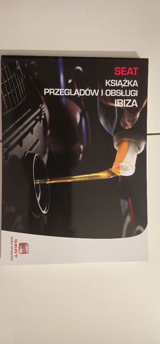 Książka przeglądów i obsługi Seat Ibiza /CZYSTA/