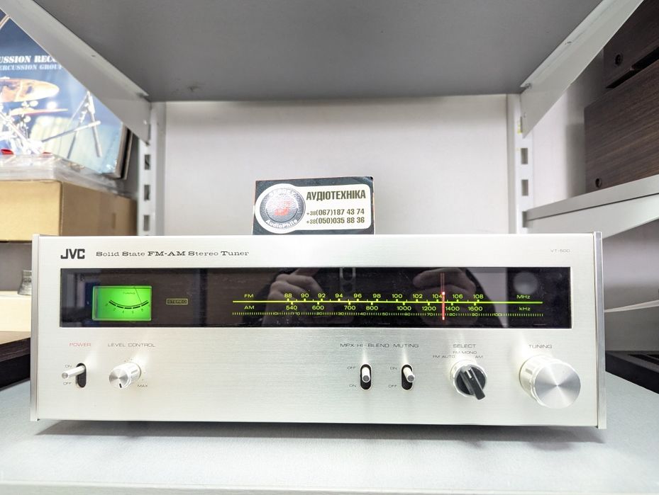 JVC VT-500. FM Stereo Tuner. MPX!. Вес 6 кг. Made in JAPAN