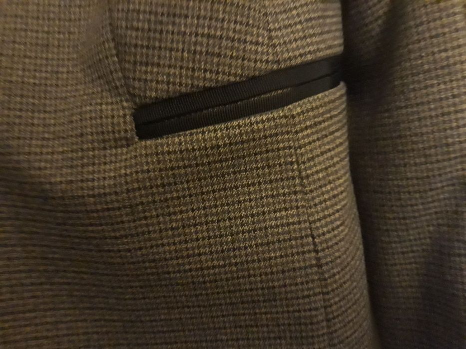 Damska marynarka w drobną kratkę H&M rozmiar 38