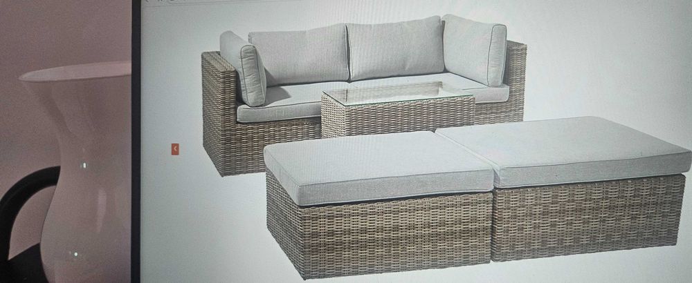 Meble ogrodowe rattanowe