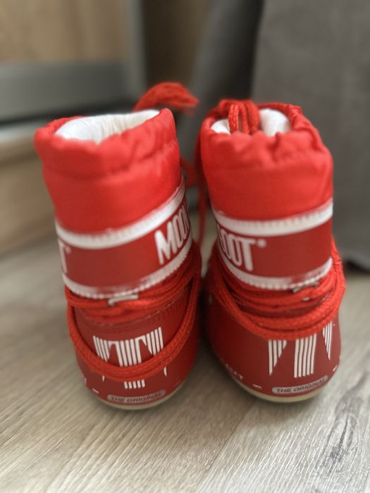 Moon Boot дитячі червоні