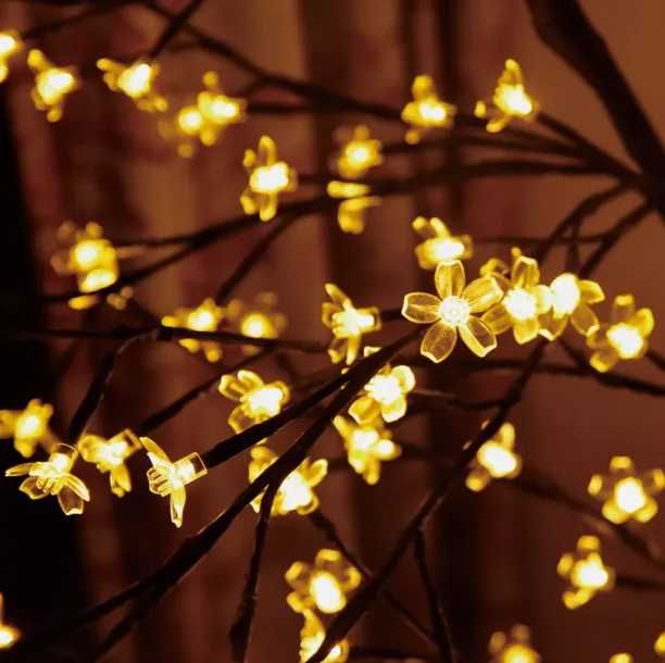 CCLIFE Drzewko LED świąteczne 180 cm 200 diod ciepła biel IP44