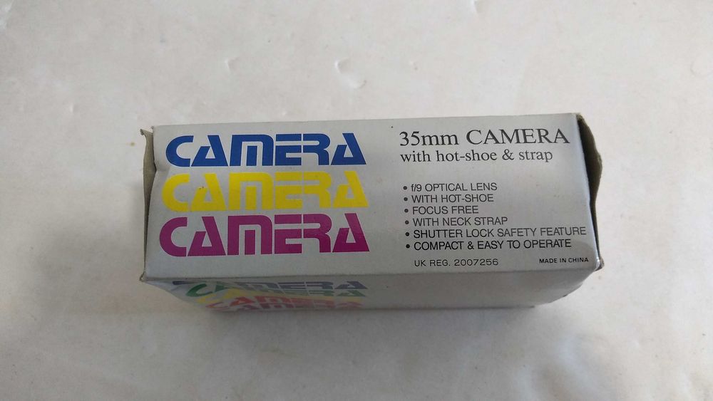 Máquina fotográfica analógica 35mm reutilizável (não descartável), NOVA.