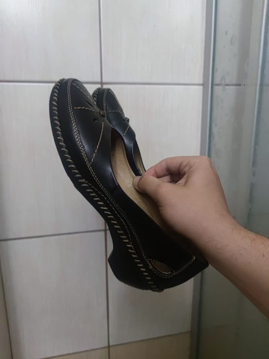 buty damskie 40 Dr. Jurgens mokasyny baleriny półbuty szare brązowe za