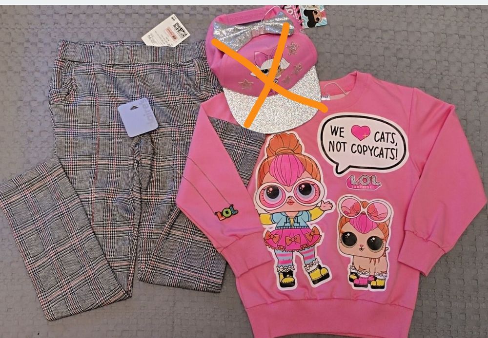 Теплий Костюм ЛОЛ 3 в 1 H&M, Primark на 116- 122см