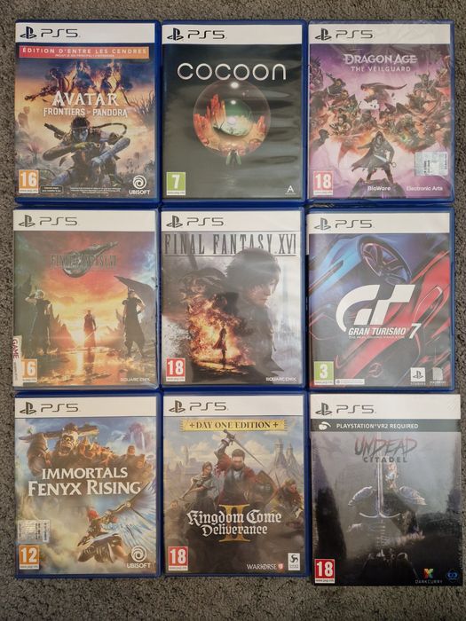 Jogos para PS3, PS4, PS5 e Switch
