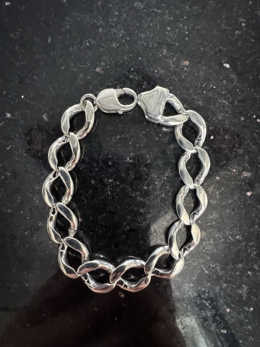 Bransoletka pancerka srrbna 925  34.10 gr