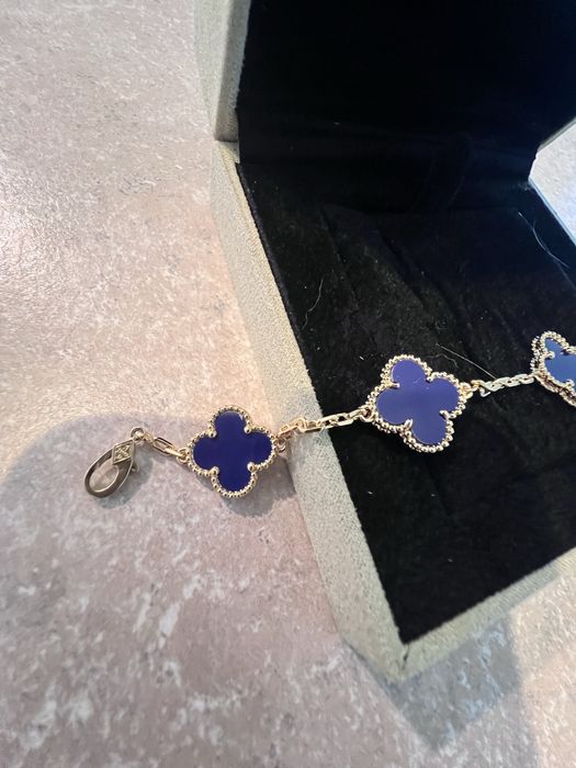Bransoletka Van cleef granat premium