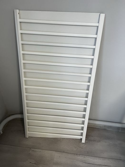 Łóżeczko dzieciecięce 120x60 białe z materacem