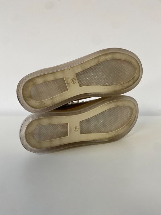 Sneakersy skórzane niskie Cinque 39