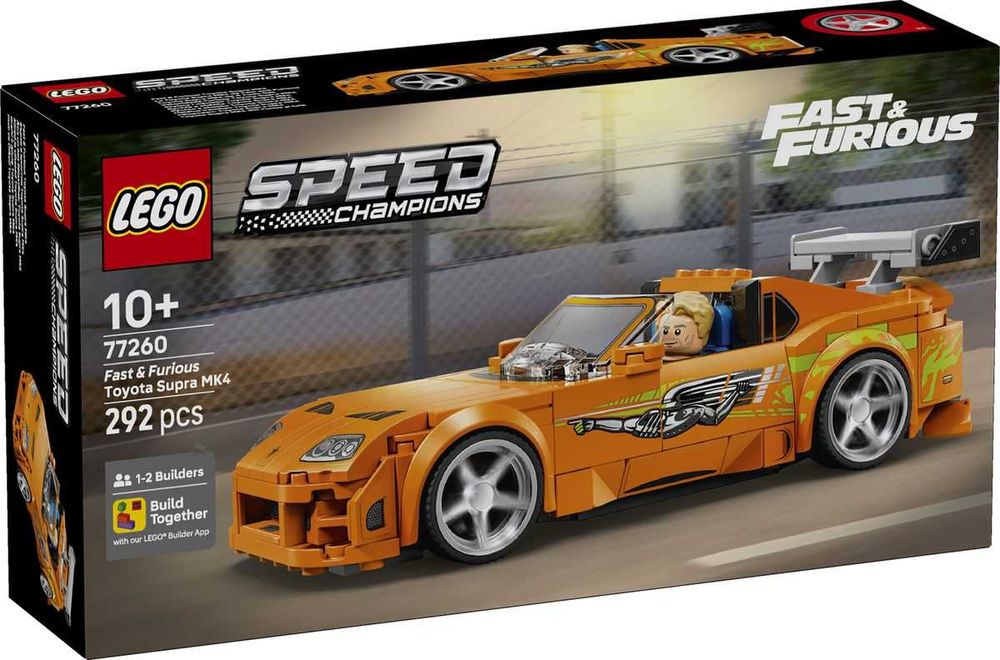 Конструктор LEGO Speed Champions 77260 Форсаж Toyota Supra MK4