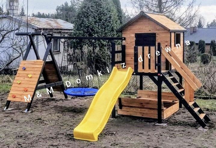 Montaż GRATIS Domek dla dzieci ANTEK Plac zabaw KOMPLEKSOWO