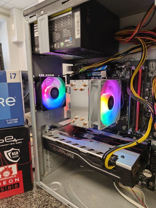 Игровой ПК intel i7 4770/SSD 240-Gb/ОЗУ 16 ГБ/Sapphire Rx 580 8Gb