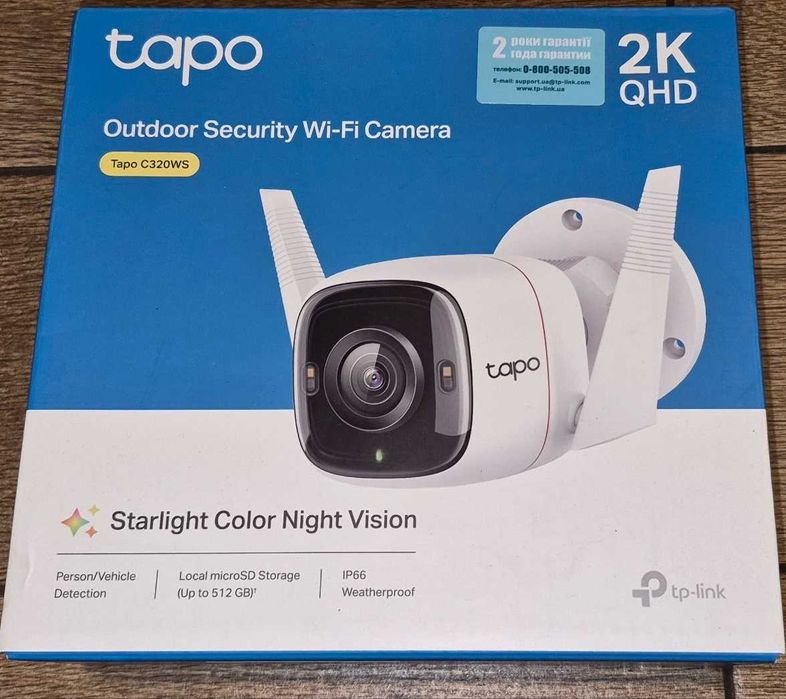 Камера TP-LINK Tapo C320WS