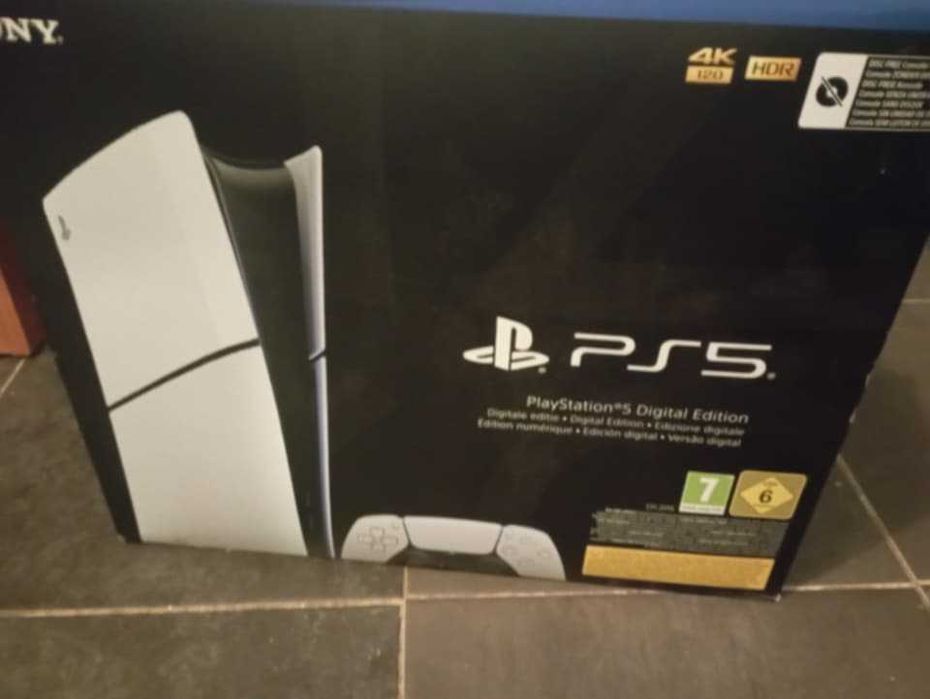 caixa de consola ps5