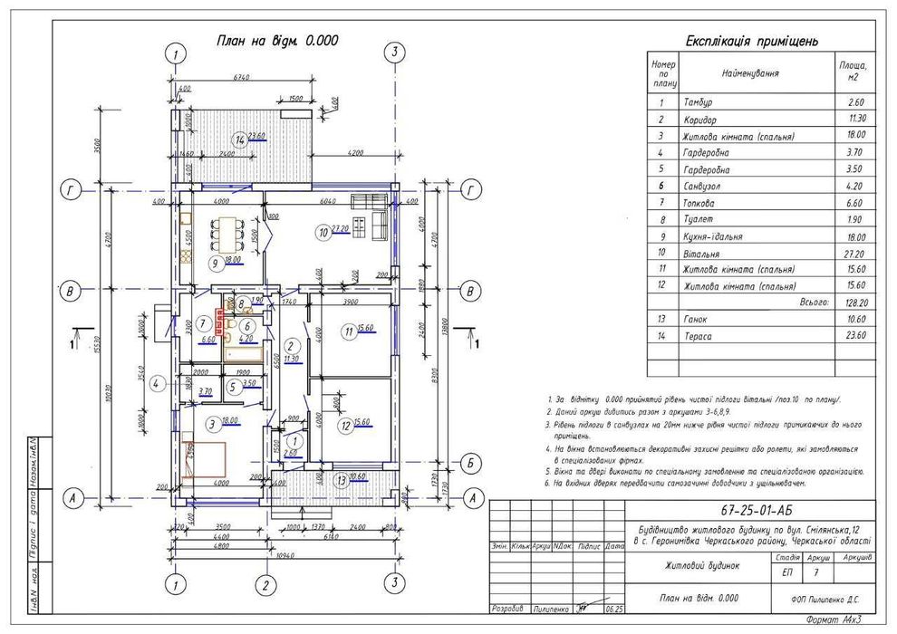 Сучасний будинок 140м2 с.Геронімівка