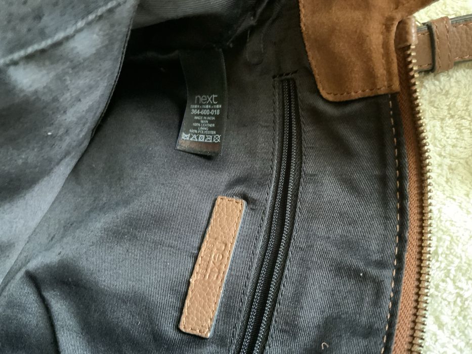 Фірмова чоловіча шкіряна сумка Next