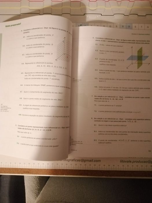 Livro de exercícios Matemática 10° ano