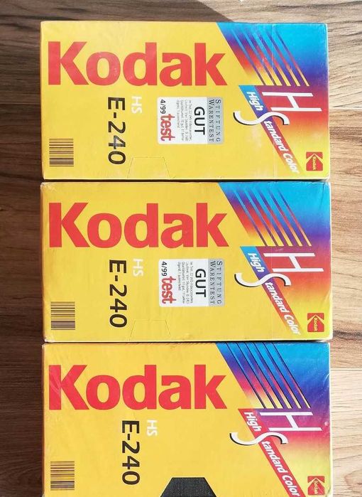 Kasety vhs KODAK