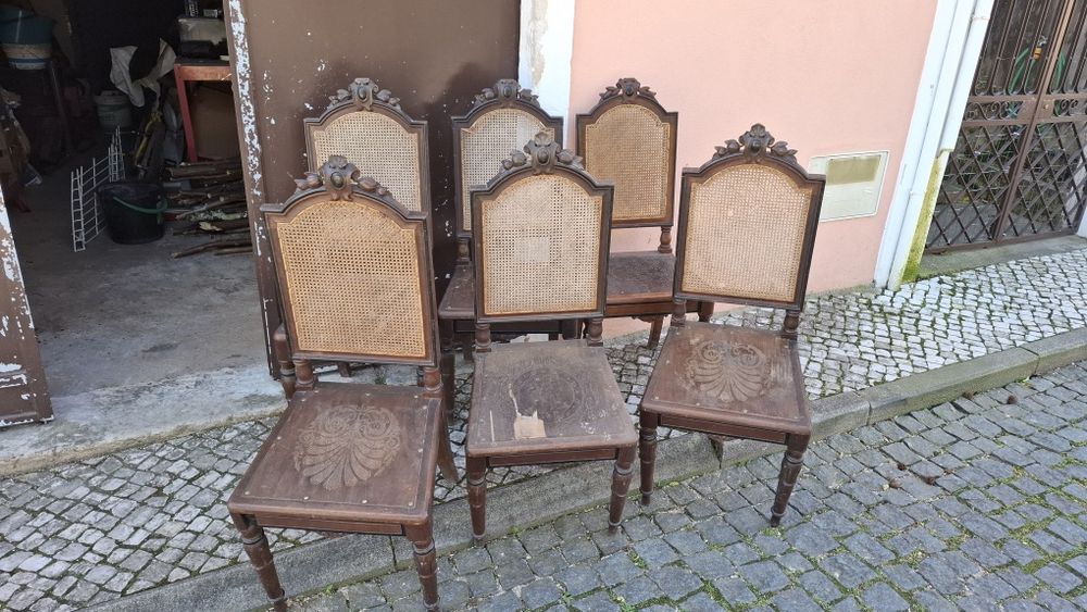 6 Cadeiras século 19