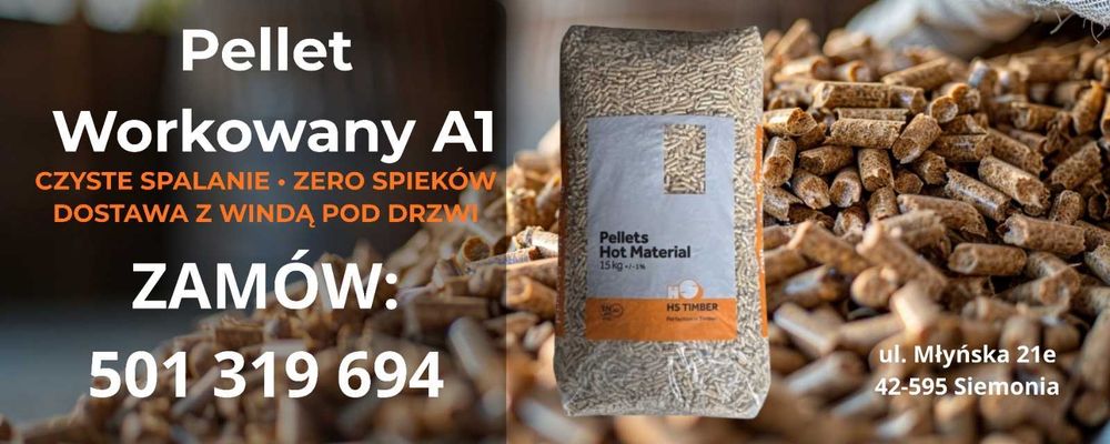 Pellet Drzewny workowany A1 dowóz pod dom
