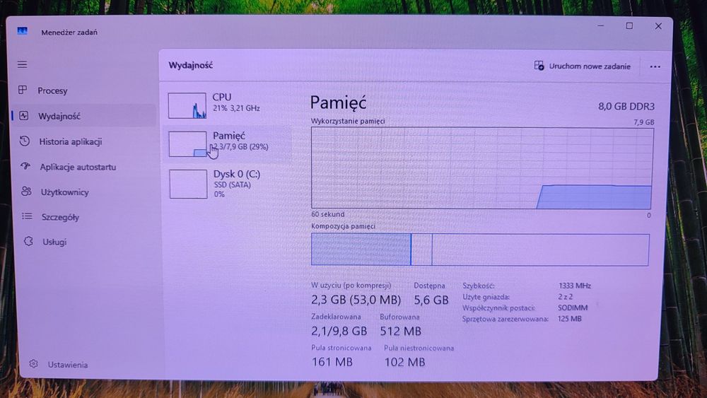 Komputer AIO HP Compaq pro 6300 Win11 pro 256 SSD 8 GB