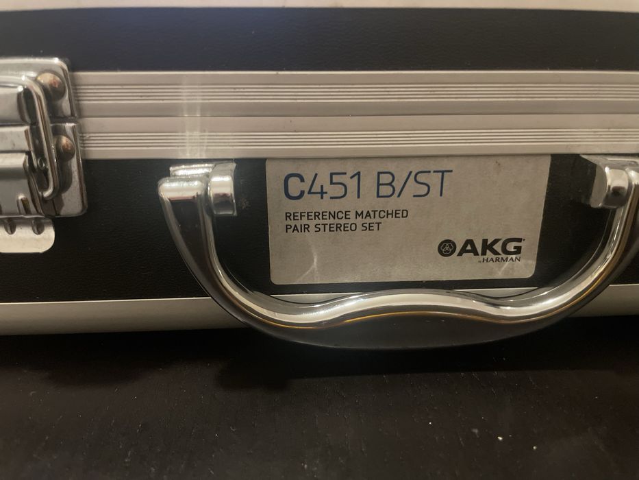 AKG C451 B/ST - Stereo Set - Como Novo