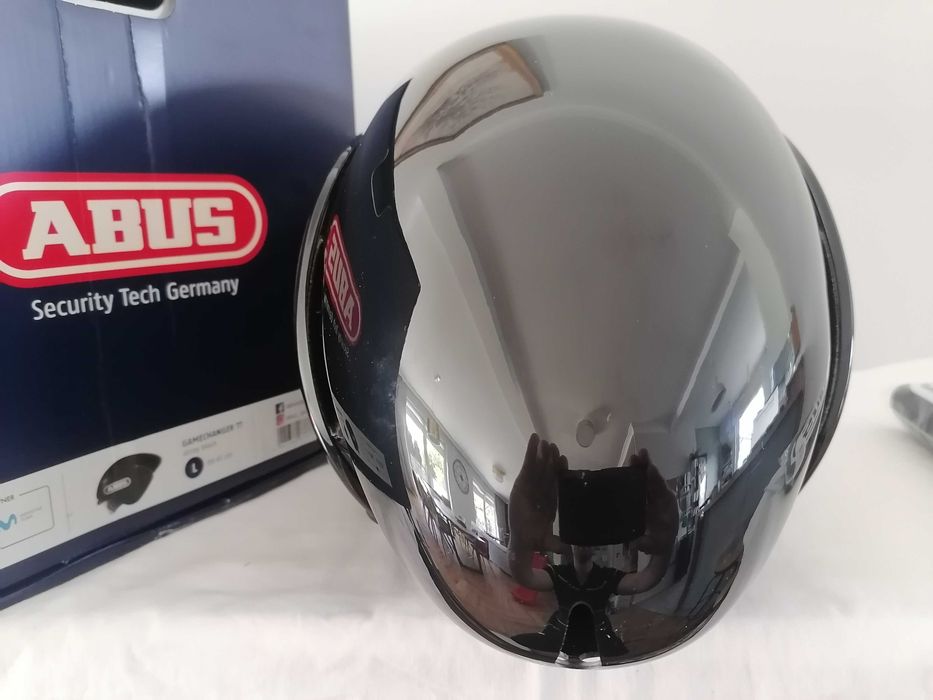 Kask rowerowy czasowy Abus GameChanger TT Shiny Black L 58-61cm