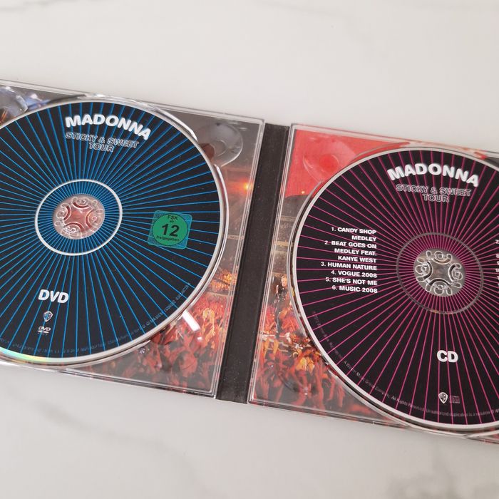 Madonna - Sticky&Sweat Tour - CD i DVD - ideał