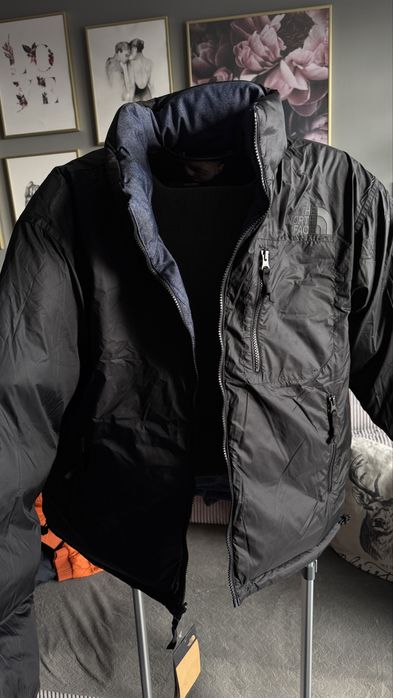 The North Face 92 reversible nuptse denim blue/black rozmiar M