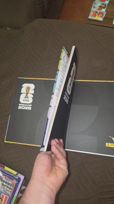 Album do mundial 2026 capa dura dourada