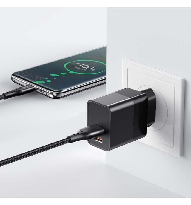 Ładowarka sieciowa Mcdodo CH-1952 USB + USB-C, 20W + kabel USB-C do