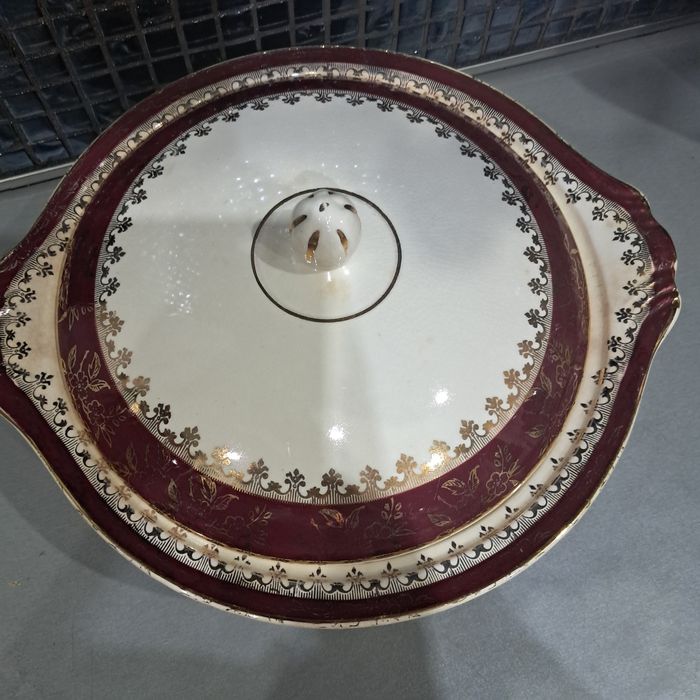Stary z angielskiej porcelany Meakin półmisek