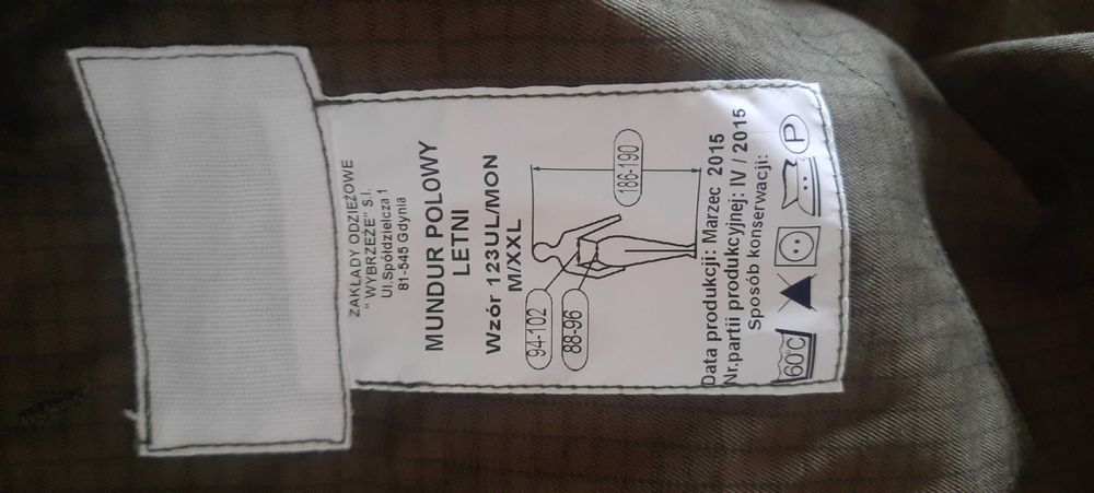 Mundur letni Wojska Polskiego 2015 marzec