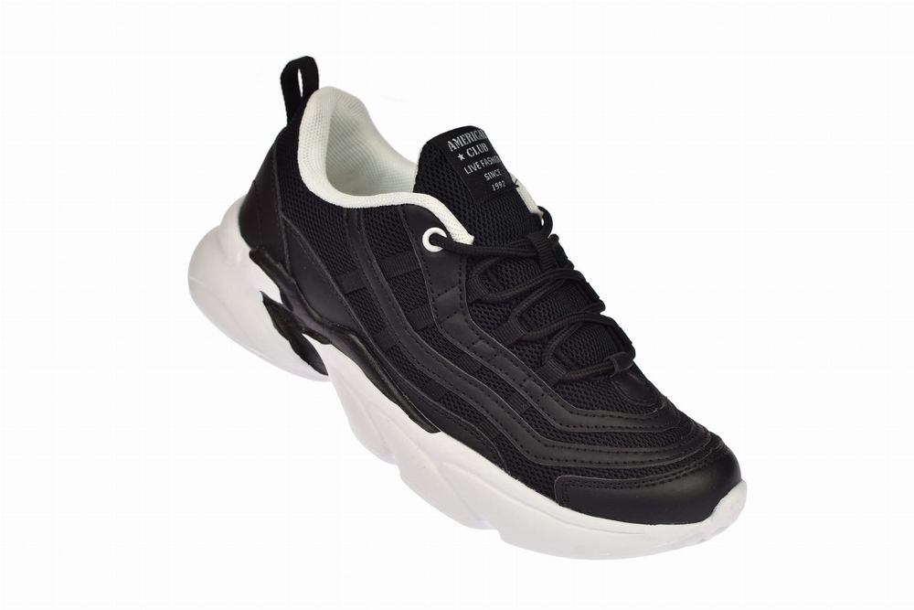 Adidasy damskie czarne joggingi siatkowe American FH 30/22 rozm. 39